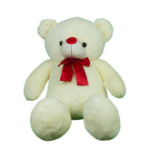 Play Hour Wolly The Teddy Bear Plush Soft Toy for Ages 3 Years and Up - White, 95cm